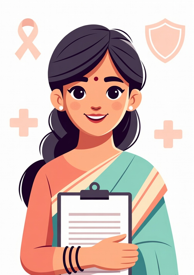 HPV Vaccine Saathi Mascot